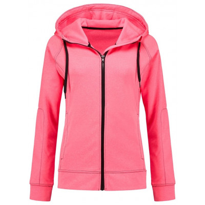 Stedman Dames Hooded Zip Sweater Performance