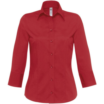 B&C Blouse Milano Dames - Driekwart Mouw