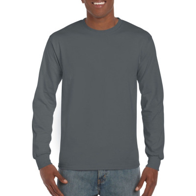 T-shirt Cotton Lange Mouw