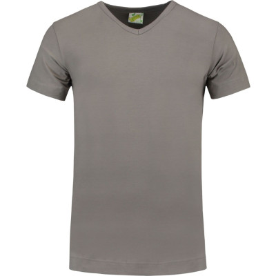 T-shirt met V-hals Heren