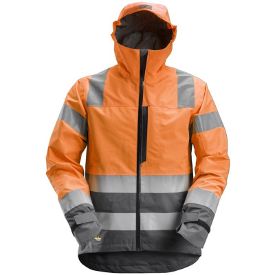 AllroundWork, High-Vis Waterproof Shell Jack Klasse 3