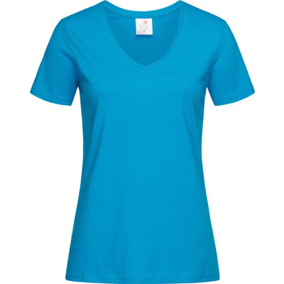 T-shirt Classic V-hals Dames