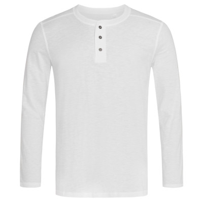 Stedman T-shirt Henley Shawn LS Heren