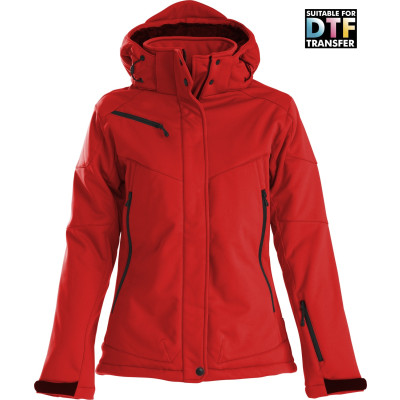 Printer Gevoerde Softshell jas Skeleton Dames