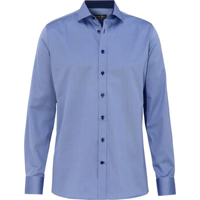 Overhemd Mixed Cotton Twill Heren (Body - Slim Fit)