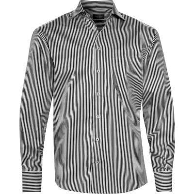 Ernst Alexis Overhemd Stripe Two ply Heren (Body - Slim Fit) Heren
