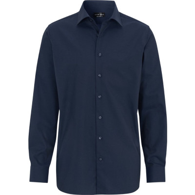 Overhemd Non Iron Twill Heren (Classic Fit - Borstzak)