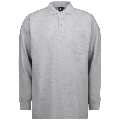 Pro Wear Polo Shirt LS Borstzak (60° wasbaar-droger)