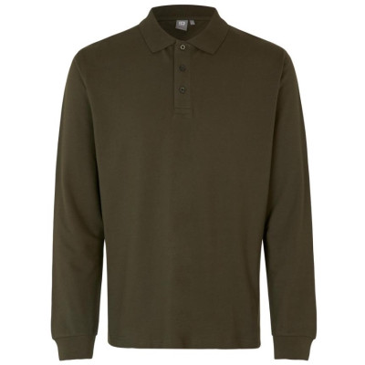 Long-sleeved Polo shirt | Stretch