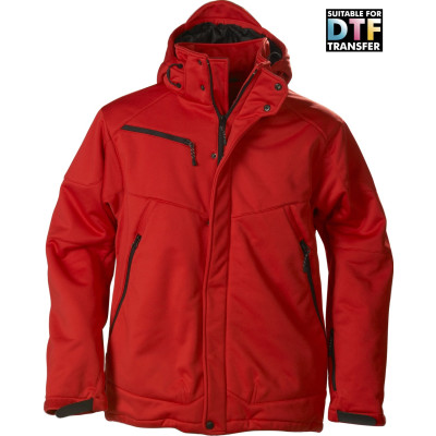 Gevoerde softshell jas Skeleton Heren