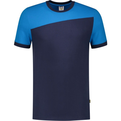 T-shirt Bi-color Naden (60° wasbaar-droger)