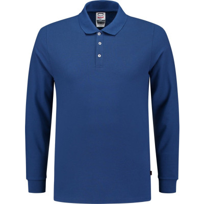 Poloshirt Slim-Fit Heren Lange Mouw