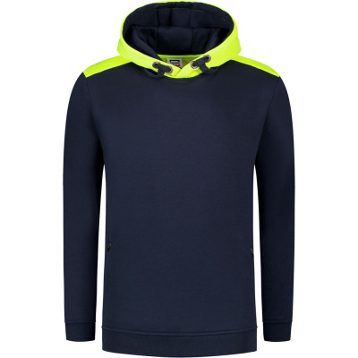 Sweater High Vis Bicolor Capuchon