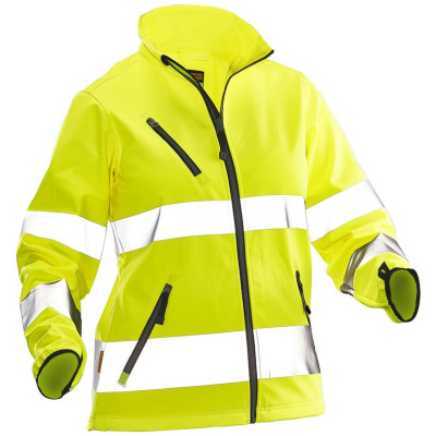 Hi-Vis Softshell Jacket Dames
