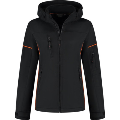 Softshell Jack Contrast Curtis Dames